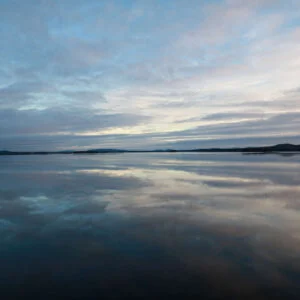 Kemijärvi tyynellä säällä